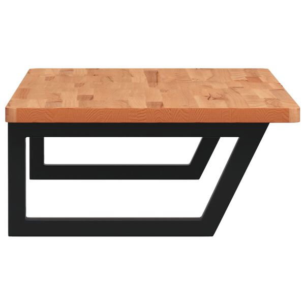 vidaXL izlietnes plaukts, stiprināms pie sienas, tērauds, dižskābardis