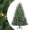 vidaXL Mākslīgā Saliekamā Ziemassvētku Egle Zaļa 240 cm PVC un metāls