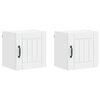 vidaXL Sienas skapis LUCCA 2 pcs Balts 40 x 31 x 40 cm