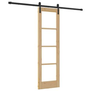 vidaXL Slīdo&scaron;ās durvis ORKDAL Dabiska 61 x 198,5 cm