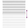 vidaXL žalūzijas zebra 130x100 cm auduma platums 125,9 cm poliesters