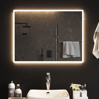 vidaXL vannasistabas spogulis ar LED, 80x60 cm