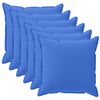 vidaXL Spilvenu pārvalks 6 gab. HOUTEN Karaliski zils 30 x 30 cm