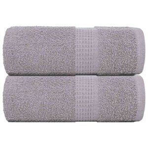 vidaXL dvieļi FROGN, 2 gab., pelēki, 30x30 cm, 360 g/m&sup2;