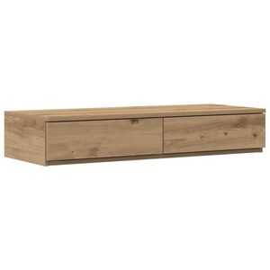 vidaXL Gultas atvilktnes Artisānā ozols 100 x 36,5 x 16,5 cm
