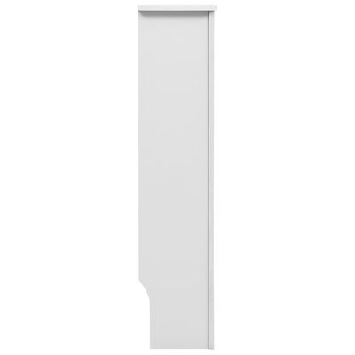 vidaXL radiatora pārsegs, balts, 152x19x81,5 cm, MDF