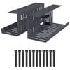 vidaXL Galda kabeļu organizators 2 gab. Antracīta 35 x 12 x 13 cm