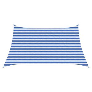 vidaXL Saulessargs Zila un balta 3 / 4 x 2 m HDPE
