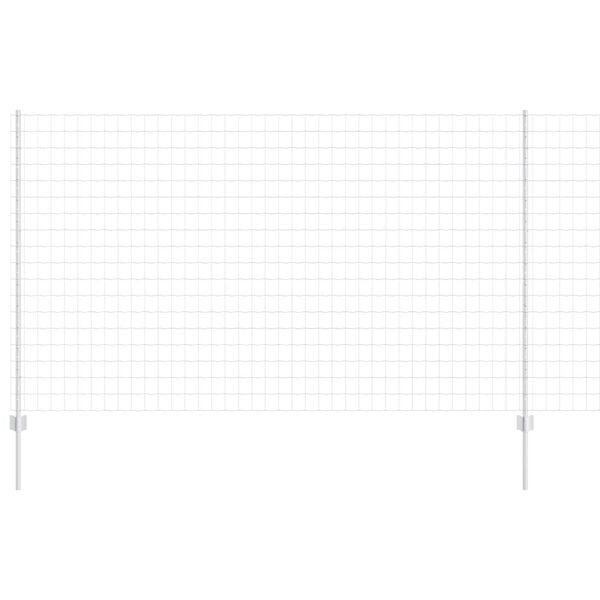 vidaXL Žogs ar stabu Sudraba 1,4 x 10 m Tērauds