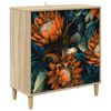 vidaXL Puse LOCHEM Sonoma 69 x 33 x 75 cm Inženierijas koks