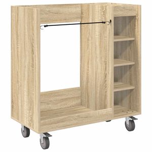vidaXL Golfu skapis ar riteni Sonoma ozols 90 x 45 x 98 cm