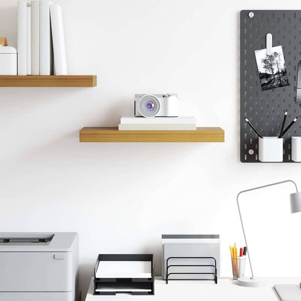 vidaXL Sienas plaukts Bē&scaron;a 50 x 23 x 4 cm Inženierijas koks