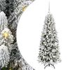 vidaXL Mākslīgā Ziemassvētku eglīte Balts 120 cm