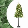 vidaXL Mākslīgā Ziemassvētku eglīte ar eglī&scaron;u bumbām 120 cm 150 LED