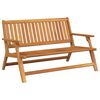 vidaXL Atpūtas soliņ&scaron; Brūna 122 x 78 x 73 cm Cietā akācijas koks