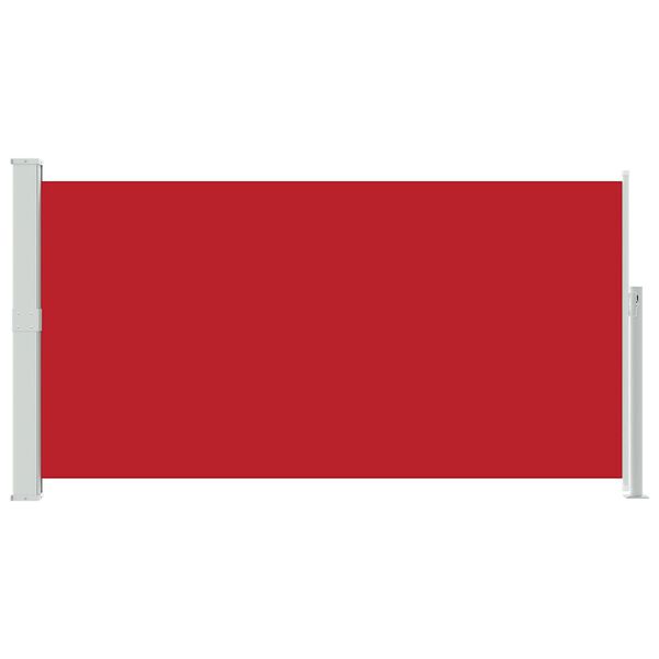 vidaXL izvelkama sānu markīze, sarkana, 170x300 cm