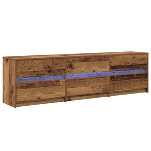 vidaXL TV vienības 2 pcs Vecs koks 180 x 34 x 50 cm Inženierijas koks