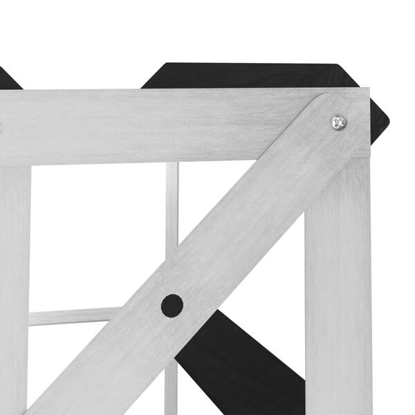 vidaXL vīna pudeļu plaukts 72 pudelēm, melns priedes masīvkoks