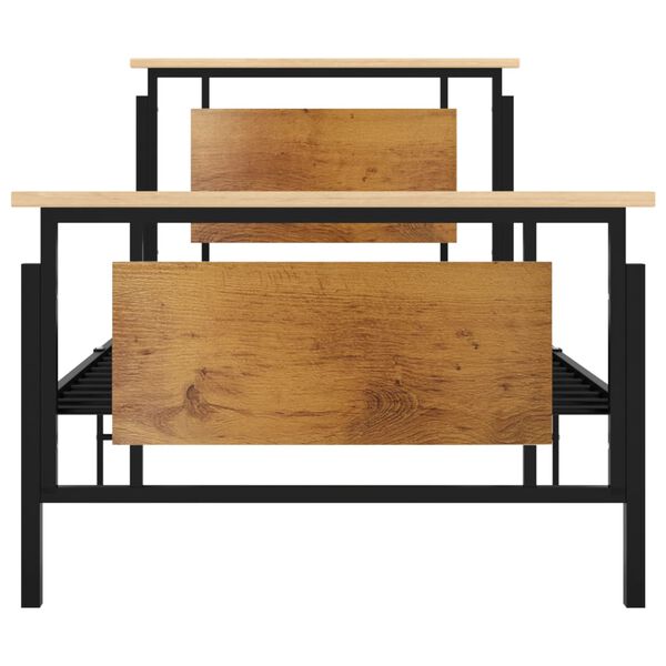 vidaXL gultas rāmis, metāls, 100x200 cm