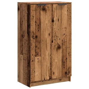 vidaXL apavu skapītis, veca koka, 59x35x100,5 cm, konstruēts koks