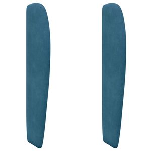vidaXL Galvgaļa auss Zila 80 x 23 x 6 cm Samts