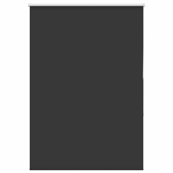 vidaXL rullo žalūzija melna 110x175 cm auduma platums 105,7 cm