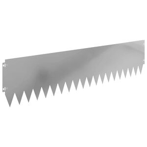 vidaXL Zāliena Apmale 20 gab. 103 x 25 cm Tērauds Sudraba
