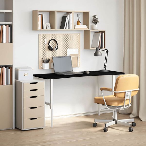 vidaXL galda virsma, gai&scaron;i brūna, ozola masīvkoks, taisnstūra