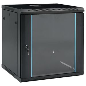 vidaXL 12U servera skapis, 19", IP20, 600x600x640 mm