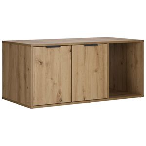 vidaXL Kaķu būris Artisan Ozols 100 x 49 x 45 cm Inženierijas koks