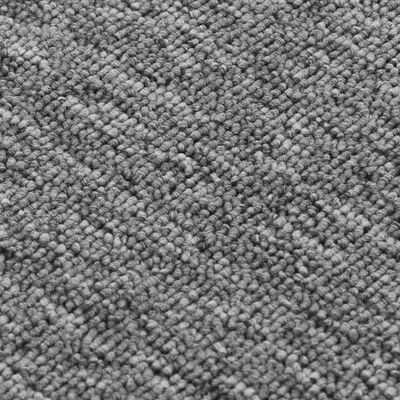 vidaXL kāpņu paklāji, neslīdoši, 15 gab., 60x25 cm, pelēki, taisnstūra