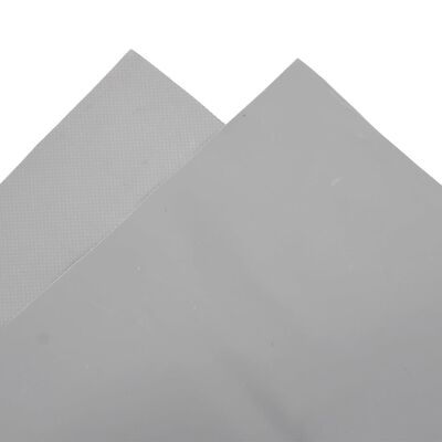 vidaXL brezenta pārklājs, pelēks, 1,5x10 m, 650 g/m²