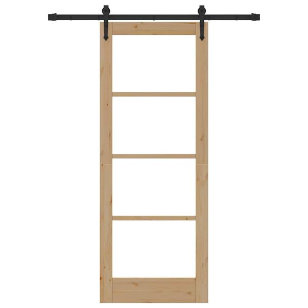 vidaXL Slīdo&scaron;ās durvis ORKDAL Dabiska 78 x 202 cm