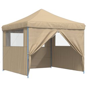 vidaXL Balles telts 292 x 292 x 315 cm Bē&scaron;a Oksforda audums