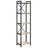 vidaXL Grāmatu plaukts 40 x 30 x 155 cm Inženierijas koks Sonoma ozols