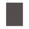 vidaXL kroku žalūzija melna 95x150 cm auduma platums 94,4 cm