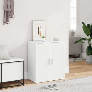 vidaXL apavu plaukts, balts, 60x35x70 cm, inženierijas koks