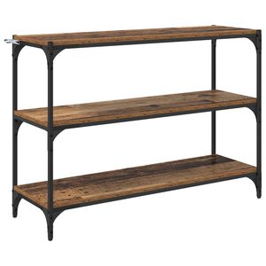 vidaXL Grāmatplaukts Vecs koks 100 x 33 x 70,5 cm