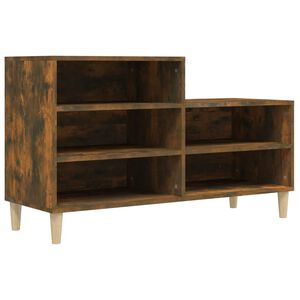 vidaXL apavu plaukts, ozolkoka krāsa, 102x36x60 cm, inženierijas koks