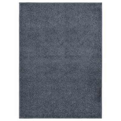 vidaXL paklājs, 120x170 cm, antracītpelēks