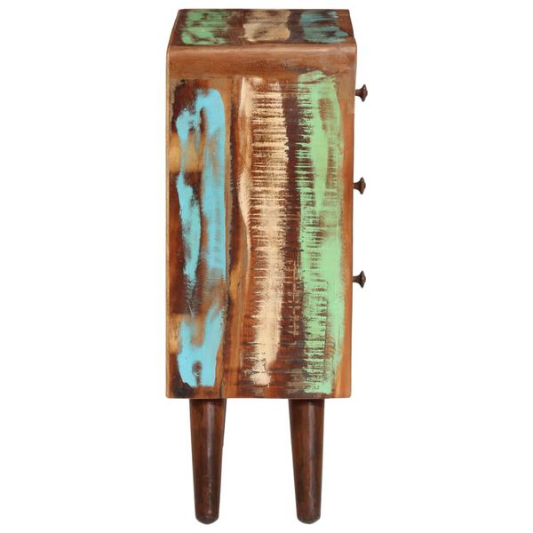 vidaXL kumode, 55x30x80 cm, pārstrādāts masīvkoks