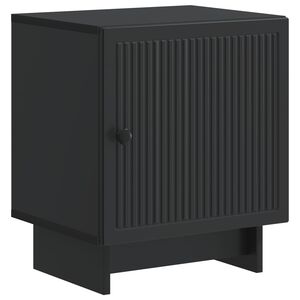 vidaXL Nakts skapītis Melns 43 x 34,5 x 50 cm Inženierijas koks