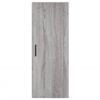 vidaXL sienas skapītis, pelēcīga ozolkoka krāsa, 34,5x34x90 cm