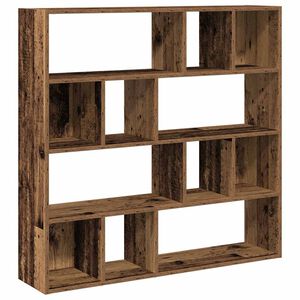 vidaXL grāmatu skapis/telpas dalītājs vecs koks 105x24x102 cm