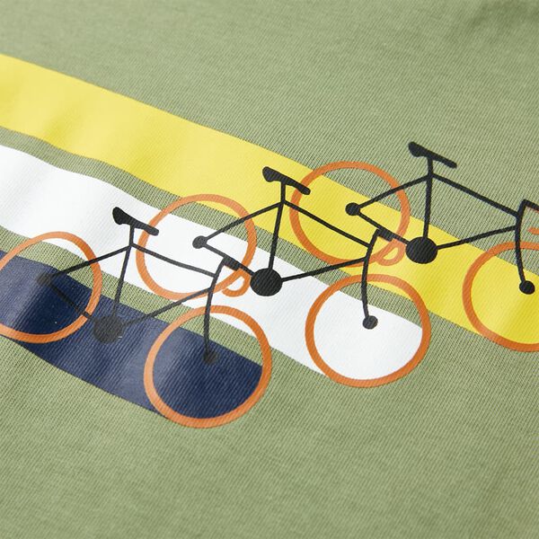 Bērnu krekls ar īsām piedurknēm, gai&scaron;s haki, 104