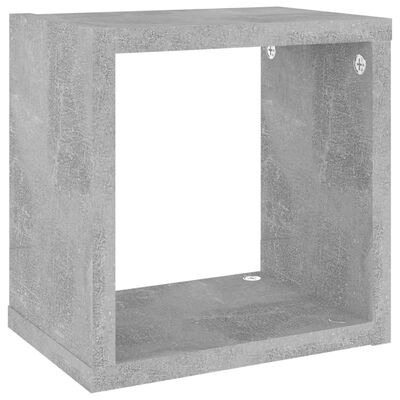 vidaXL kuba formas sienas plaukti, 4 gab., 22x15x22 cm, betona pelēki