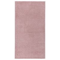 vidaXL paklājs, 80x150 cm, rozā