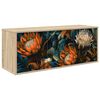 vidaXL Sienā montējams TV skapis LOCHEM 102 x 33 x 40 cm Sonomas ozols
