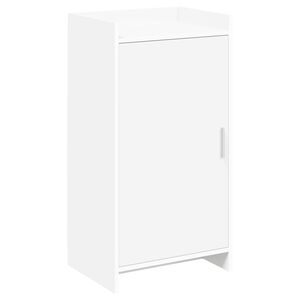 vidaXL Apavu skapis ar durvīm Balts 48 x 36 x 92 cm Inženierijas koks