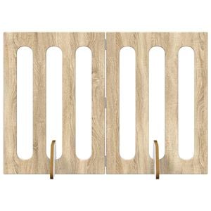 vidaXL Locāmā mājdzīvnieku sēta 2 pcs Sonoma ozols 100,5 x 38 x 70 cm